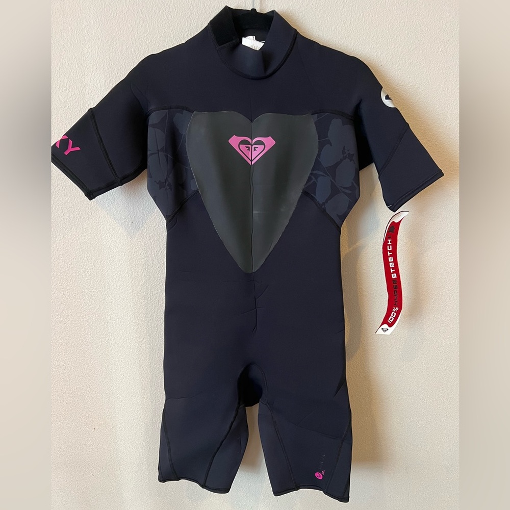 Roxy Quiksilver Syncro RX Springsuit - 12 - Black/Pink